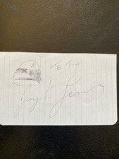 Ayrton senna autographe d'occasion  Fleurey-sur-Ouche
