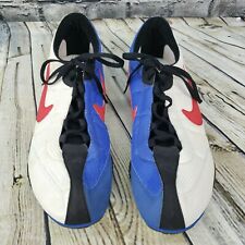 Usado, Tênis de corrida Nike atletismo vintage pontas de metal masculino 13 vermelho branco e azul comprar usado  Enviando para Brazil