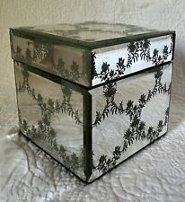 Mirrored cube trinket for sale  NORWICH