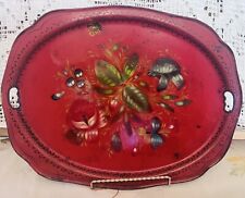 Antique red floral for sale  Bartlesville