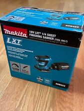 Lixadeira de acabamento Makita XOB02Z 18V LXT íon de lítio sem fio 1/4 folha NOVA aberta comprar usado  Enviando para Brazil