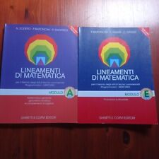 Lineamenti matematica moduli usato  Rozzano