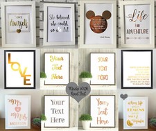 Personalised real foil for sale  WITHAM