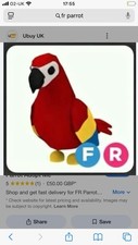 Fly ride parrot for sale  SELBY