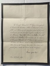 Faire part deces d'occasion  Plombières-lès-Dijon