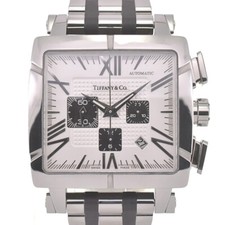 TIFFANY&Co. Relógio masculino automático Atlas Gent Square Z1100.82.12A21A00A H#139421 comprar usado  Enviando para Brazil