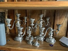 Silver plated candelabra for sale  BIRMINGHAM