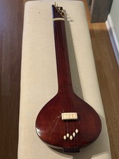 Tanpura - Rikhi Ram - Nueva Delhi India - Instrumento musical plano de 4 cuerdas, madera segunda mano  Embacar hacia Mexico