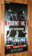 Resident Evil 2 PS4 Xbox One raro promocional loja de jogos XXL pôster enorme 182x90cm comprar usado  Enviando para Brazil