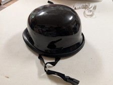 Fantasia novidade meio capacete cruzador motociclista motocicleta alemã preta brilhante média, usado comprar usado  Enviando para Brazil