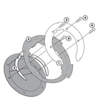 Givi bf09 flangia usato  Pagani