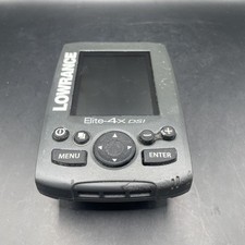 Lowrance Elite 4x DSI Localizador de Peixes Sonar Profundidade Alarme Cabeça Unidade Transdutor Não Testado, usado comprar usado  Enviando para Brazil