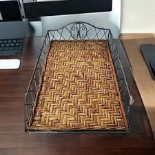 Vtg woven wicker for sale  Bothell