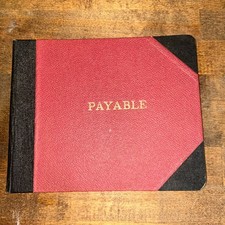 Vintage payable ledger for sale  Minneapolis