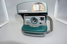 Filme antigo Polaroid One Step Express verde 600 câmera instantânea TESTADO FUNCIONANDO comprar usado  Enviando para Brazil