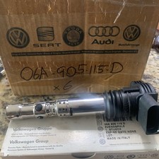 CONJUNTO DE 6 BOBINAS DE IGNIÇÃO AUDI ALLROAD QUATTRO FÁBRICA FABRICANTE DE EQUIPAMENTO ORIGINAL 06A905115D novo comprar usado  Enviando para Brazil