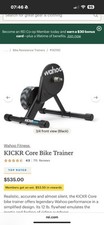 Wahoo kickr core for sale  Norfolk