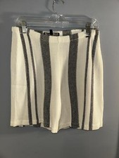 Shorts St. John, branco com listras pretas, M comprar usado  Enviando para Brazil