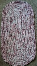 braided oval rug cotton for sale  Rockford