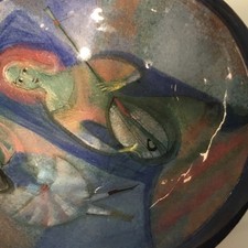 Tigela de arte vintage Polia Pillin - única - estado perfeito comprar usado  Enviando para Brazil