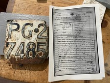 Targa originale per usato  San Giustino