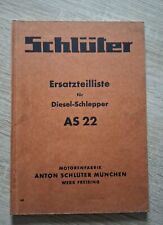 Schlüter dieselschlepper as22 gebraucht kaufen  Recke