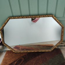 Octagonal mirror gold for sale  BELFAST