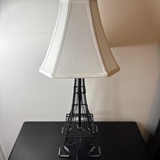 Abajur de mesa EIFFEL TOWER 18,5" base alta apenas preto abajur de 3 vias comprar usado  Enviando para Brazil