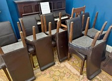 10x leather dining for sale  KING'S LYNN