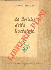 Benecchi eugenio liriche usato  Italia