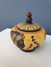 Greek pottery lidded for sale  SAFFRON WALDEN