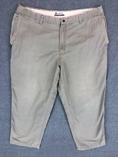 Calça Columbia masculina 42x30 chino frente plana bolsos de lona para caminhada ao ar livre comprar usado  Enviando para Brazil