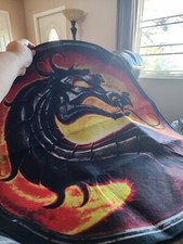Tapete de área redondo símbolo de combate mortal, tapete de cadeira para sala de jogadores, ótimo presente, 80cm RARO comprar usado  Enviando para Brazil