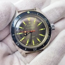 ⭐ Antigo relógio soviético Vostok moldura de baquelite anfíbio 2409.A 17 joias feitas na URSS comprar usado  Enviando para Brazil