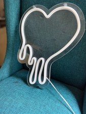 Heart shaped neon for sale  Charlotte
