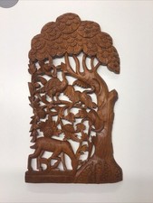 Animal tree carved for sale  HULL