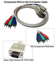 Cabo adaptador VGA 3 RCA RGB para D-sub 15 pinos comprar usado Cabo adaptador VGA 3 RCA RGB para D-sub 15 pinos comprar usado  Enviando para Brazil