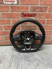 Volante Ford Focus ST Turbo 2015 fabricante de equipamento original couro preto fundo plano comprar usado  Enviando para Brazil