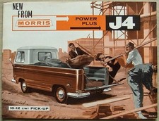 Folheto de vendas Morris Power Plus J4 10/12 cwt PICK UP abril 1961 #H.619 comprar usado  Enviando para Brazil