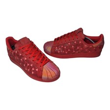 Tênis Adidas Superstar Xeno vermelho reflexivo masculino lowtop tamanho EUA 9,5 Reino Unido 9, usado comprar usado  Enviando para Brazil