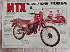 Honda mtx50 mtx50s for sale  NORTHAMPTON