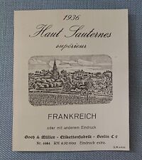 Altes musteretikett weinetiket gebraucht kaufen  Rödental
