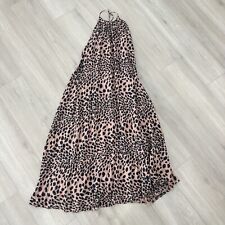 Usado, Vestido midi ZIMMERMANN sundown estampa de leopardo sem mangas tamanho 1 pequeno preto Boho comprar usado  Enviando para Brazil