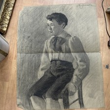 Ancien dessin xixe d'occasion  Craponne