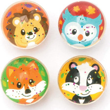 Palline rimbalzine glitterate usato  Roma
