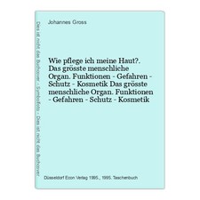 Pflege haut grösste gebraucht kaufen  Buttenwiesen