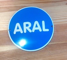 Aral tankstelle emailschild gebraucht kaufen  Mainhardt