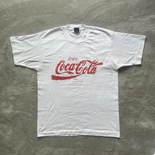 Camiseta gráfica vintage anos 80 anos 90 Coca-Cola Enjoy ponto único tela estrelas EUA L retrô, usado comprar usado Camiseta gráfica vintage anos 80 anos 90 Coca-Cola Enjoy ponto único tela estrelas EUA L retrô, usado comprar usado  Enviando para Brazil