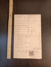 Fattura giacomo soldati usato  Varese