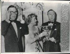 1955 Press Photo comediantes George Burns e Gracie Allen em evento Los Angeles comprar usado  Enviando para Brazil